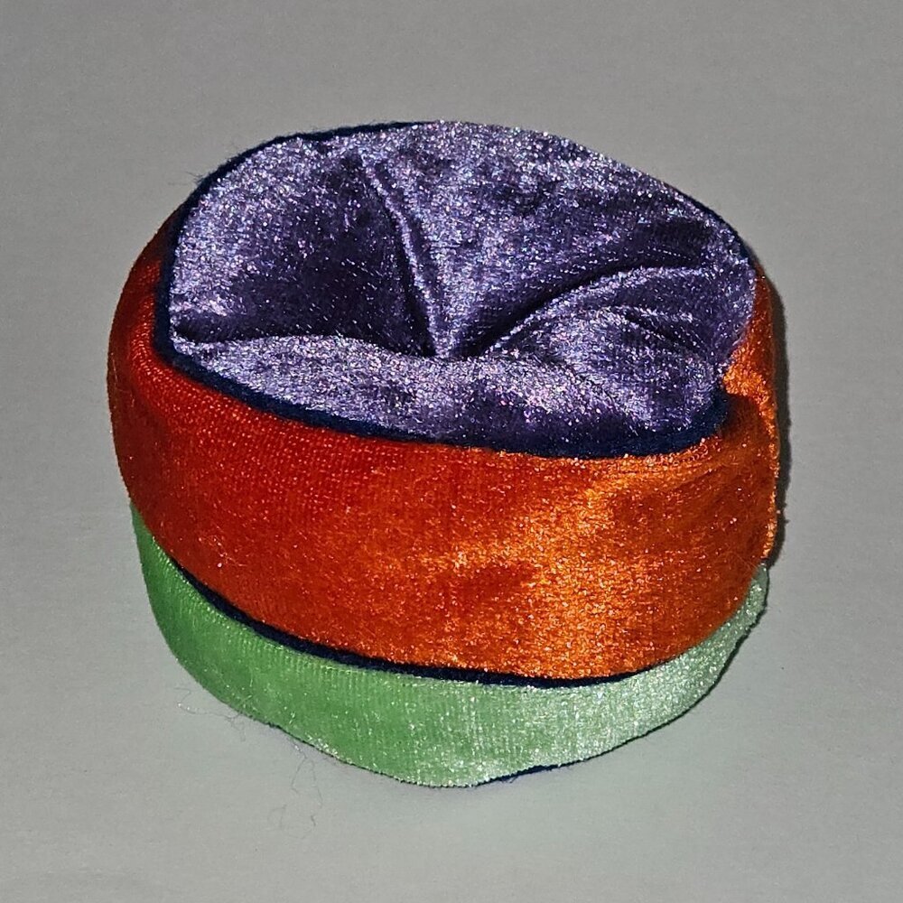 Groovy Girl Doll-Size Plush Pillow Throw Replacement Purple Orange Green 3" Wide